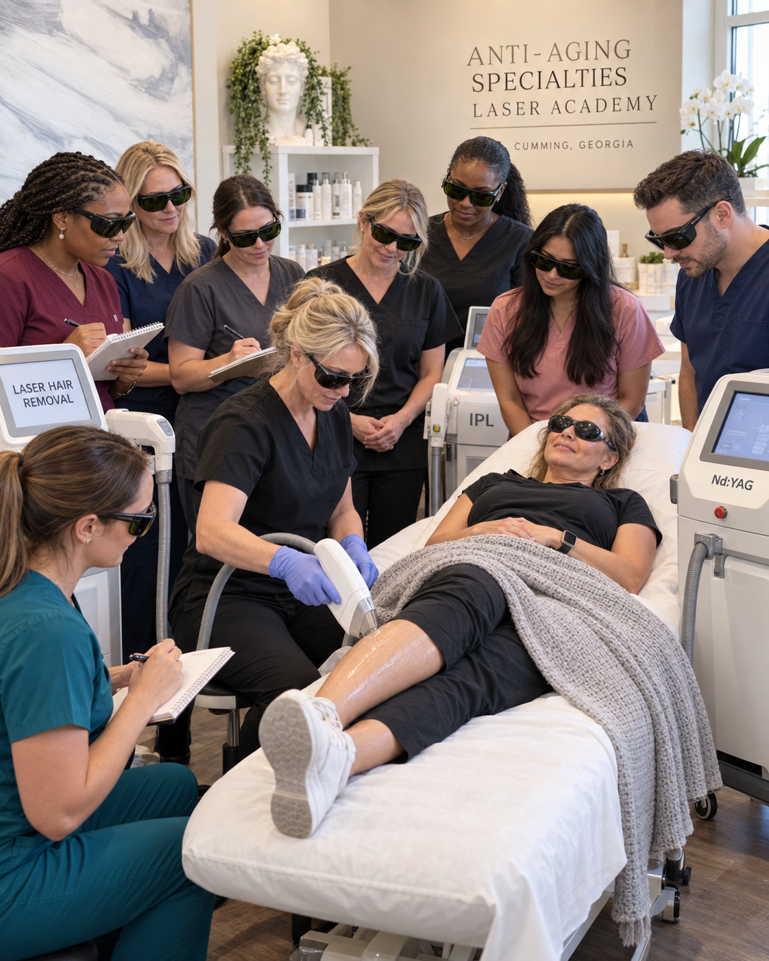 Required Cosmetic Laser Course Certification 
(1-Day) $999